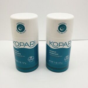 Kopari Aluminum Free Deodorant with Coconut Oil Original Scent Kopari 2-pack New